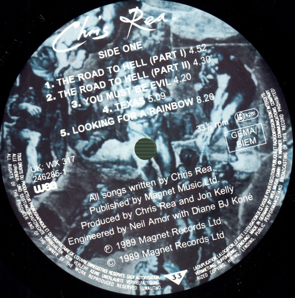 Chris Rea - Road To Hell - Lp