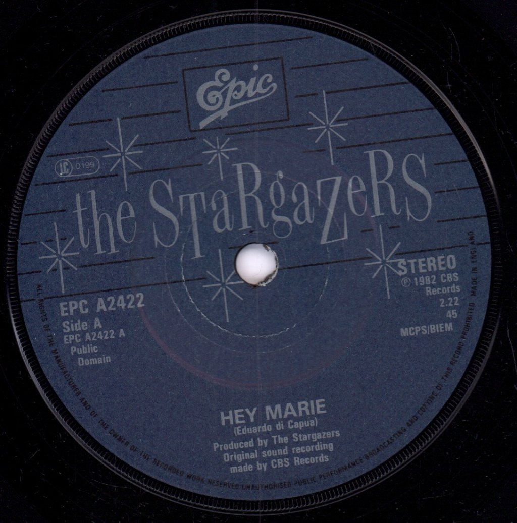 Stargazers (Rockabilly Group) - Hey Marie - 7 Inch