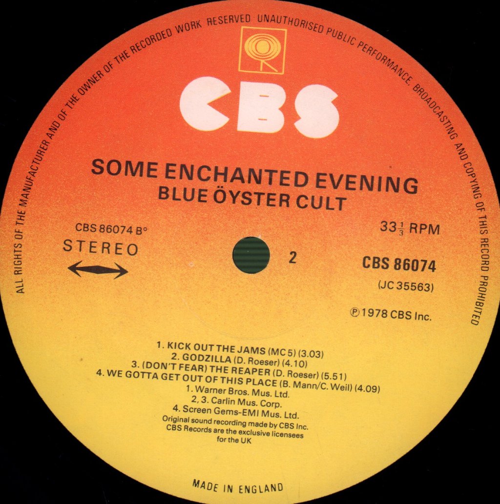Blue Oyster Cult - Enchanted Evening - Lp