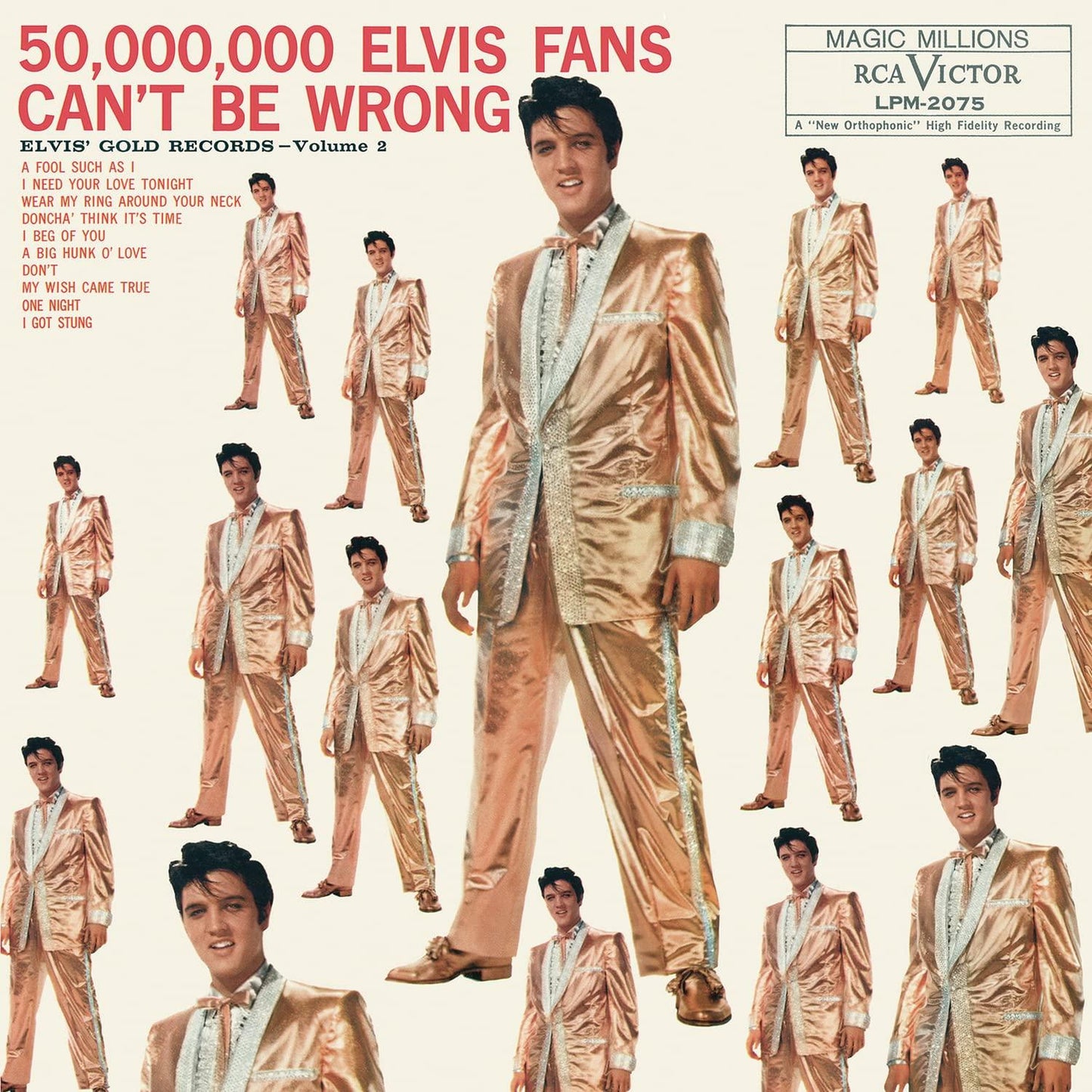 Elvis Presley - 50,000,000 Elvis Fans Can't Be Wrong - Elvis' Gold Records Volume 2 - Lp
