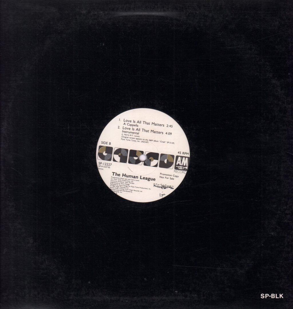 Human League - Love Is All That Matters - 12 Inch