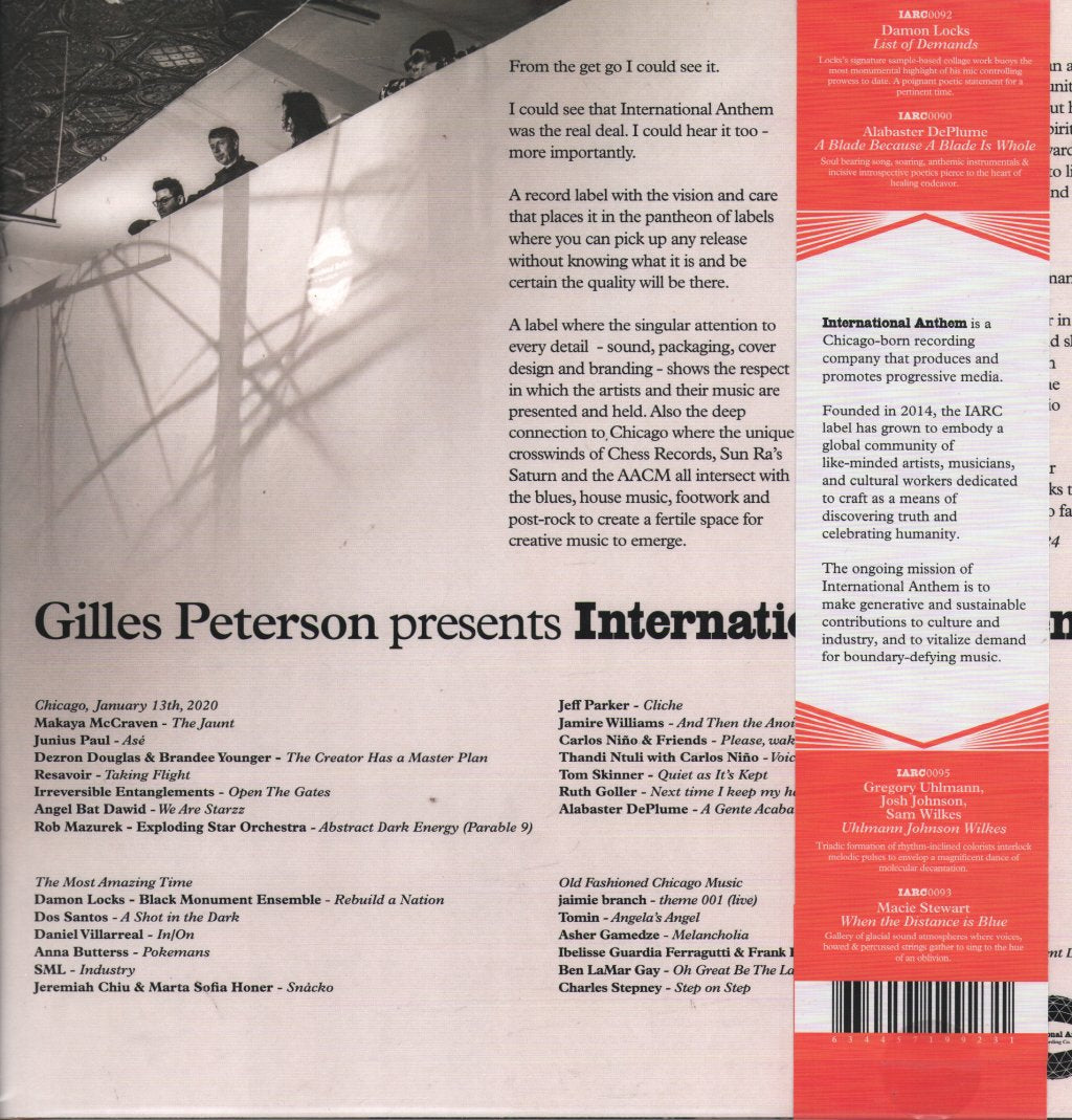 Various Artists - Gilles Peterson Presents International Anthem - Lp