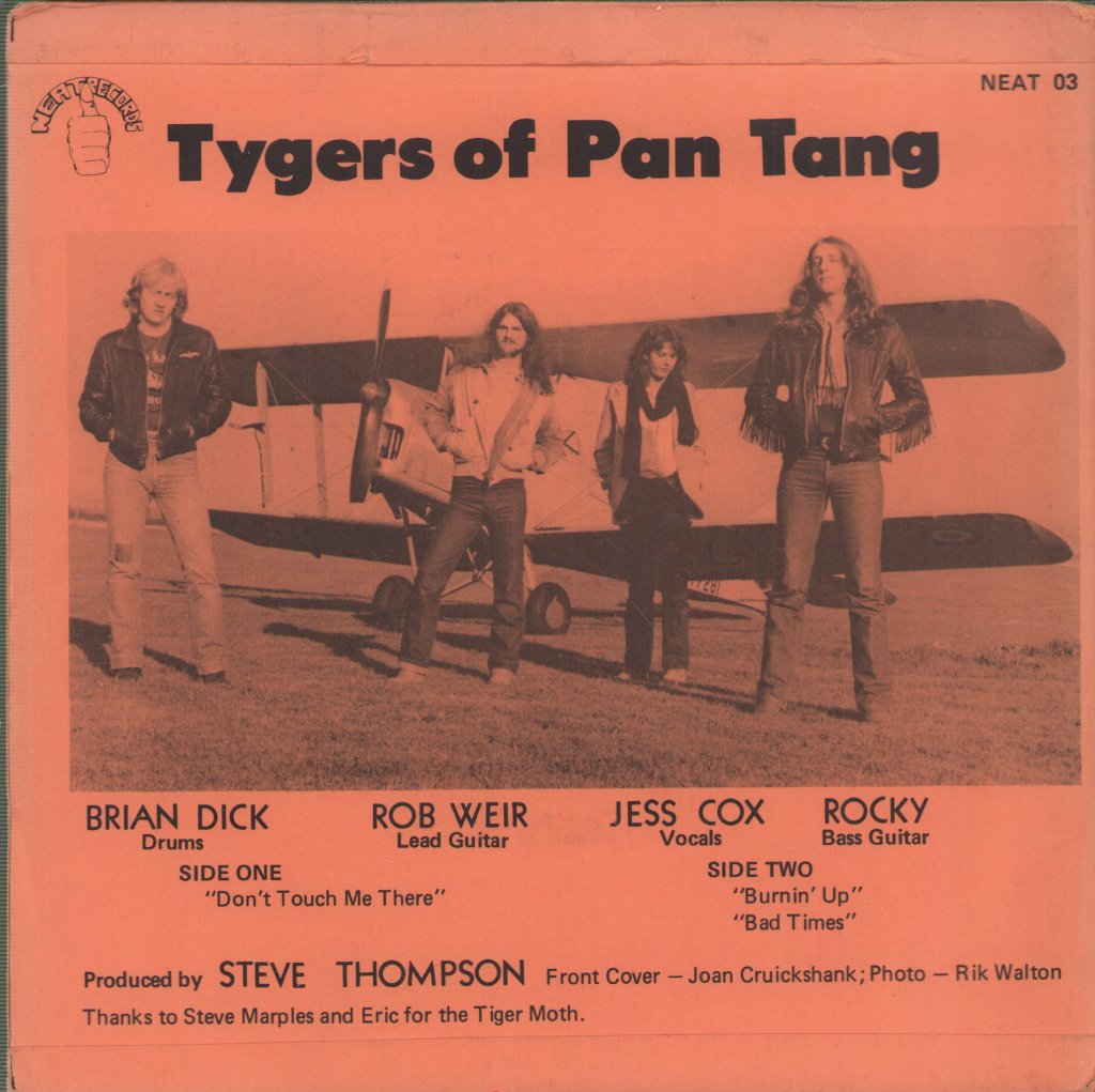 Tygers Of Pan Tang - Don't Touch Me There - 7 Inch