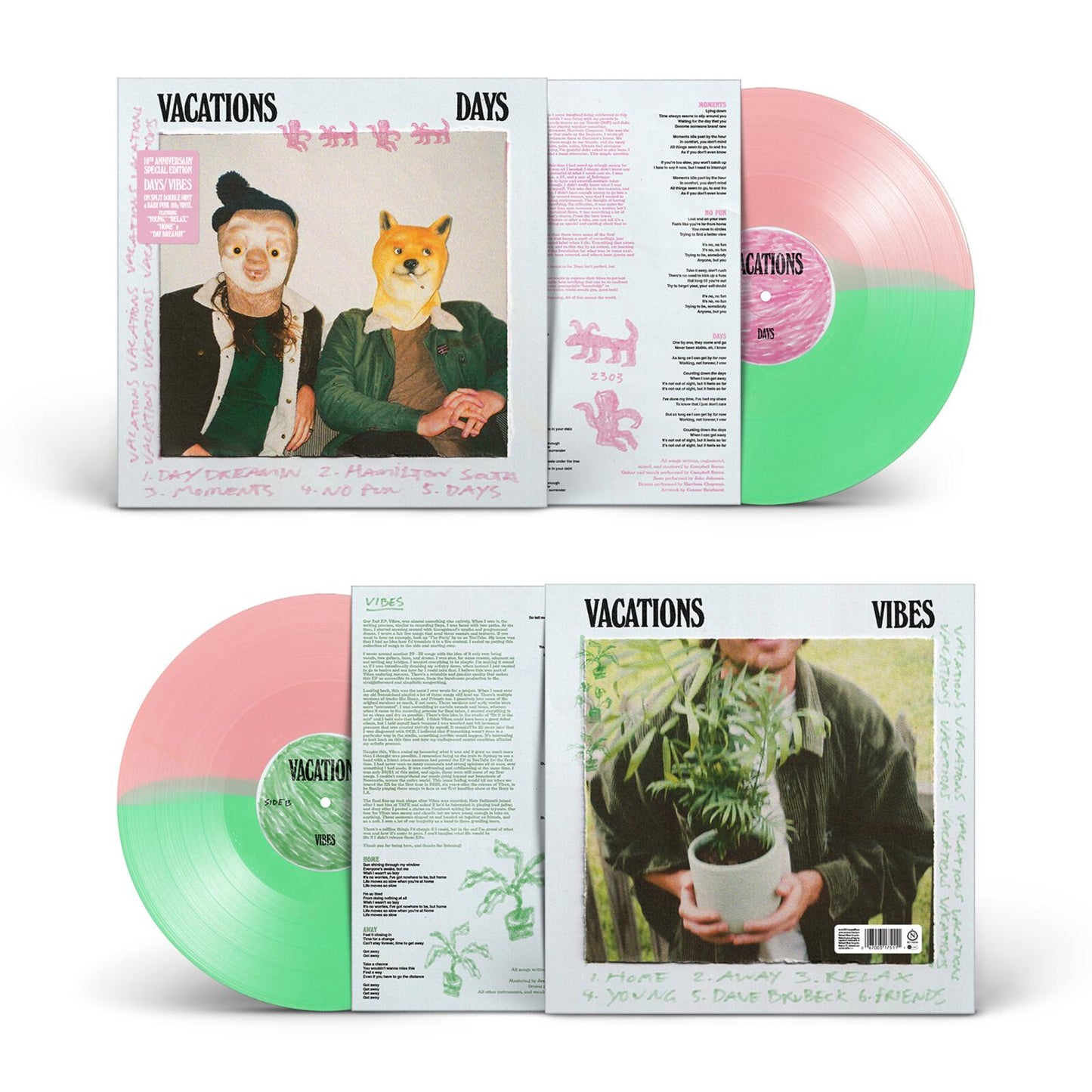 VACATIONS - Days / Vibes - 12 Inch