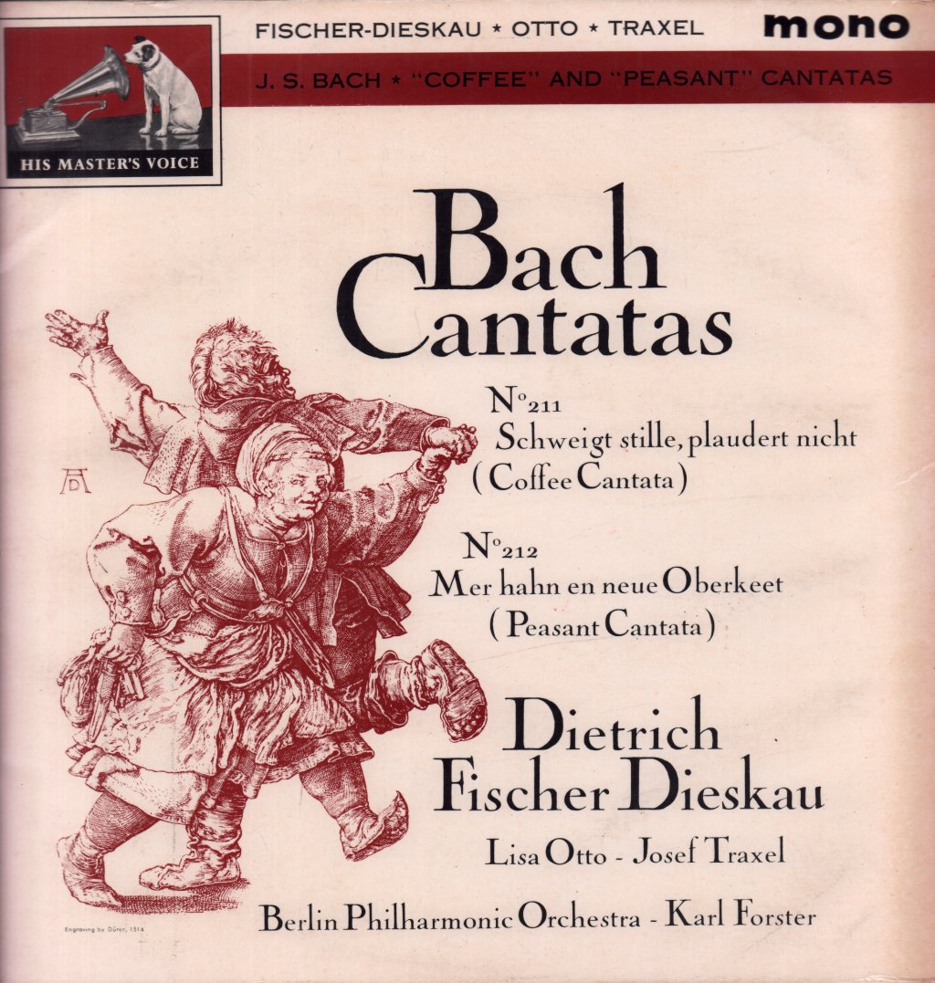 Berliner Philharmoniker - bach Cantatas Nos 211 & 212 - Lp