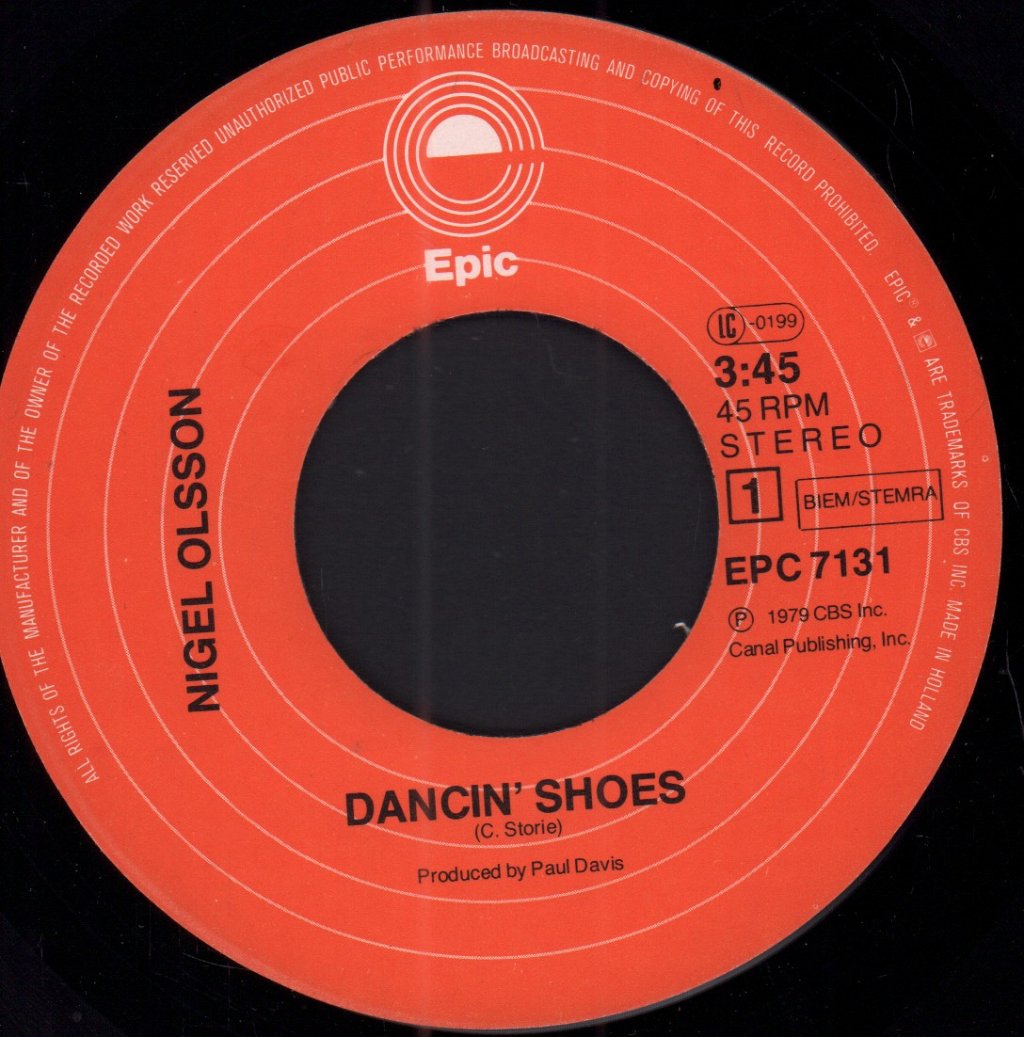 Nigel Olsson - Dancin' Shoes - 7 Inch