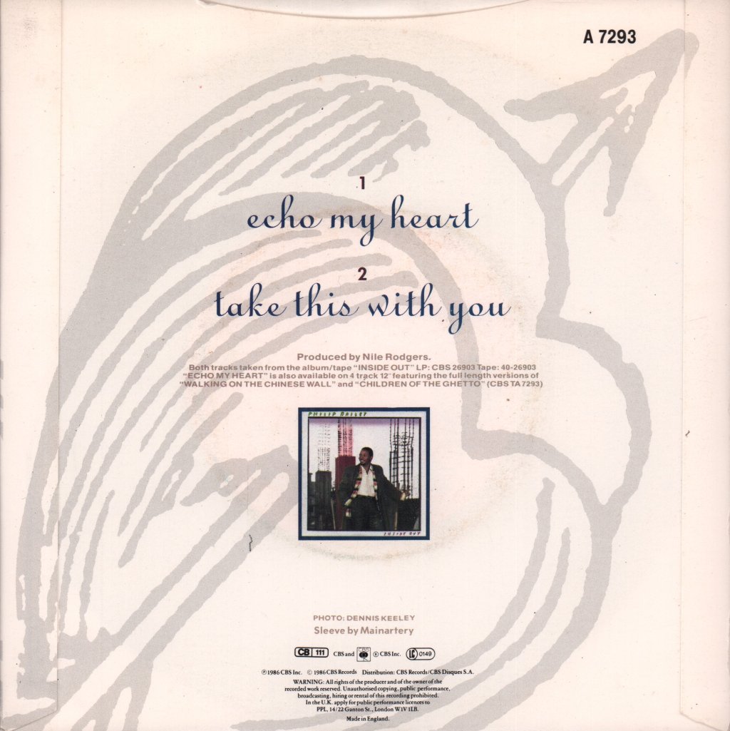Philip Bailey - Echo My Heart - 7 Inch