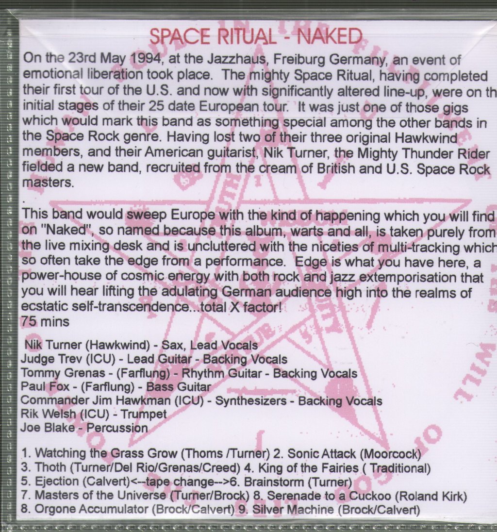 Space Ritual - Naked - Cdr