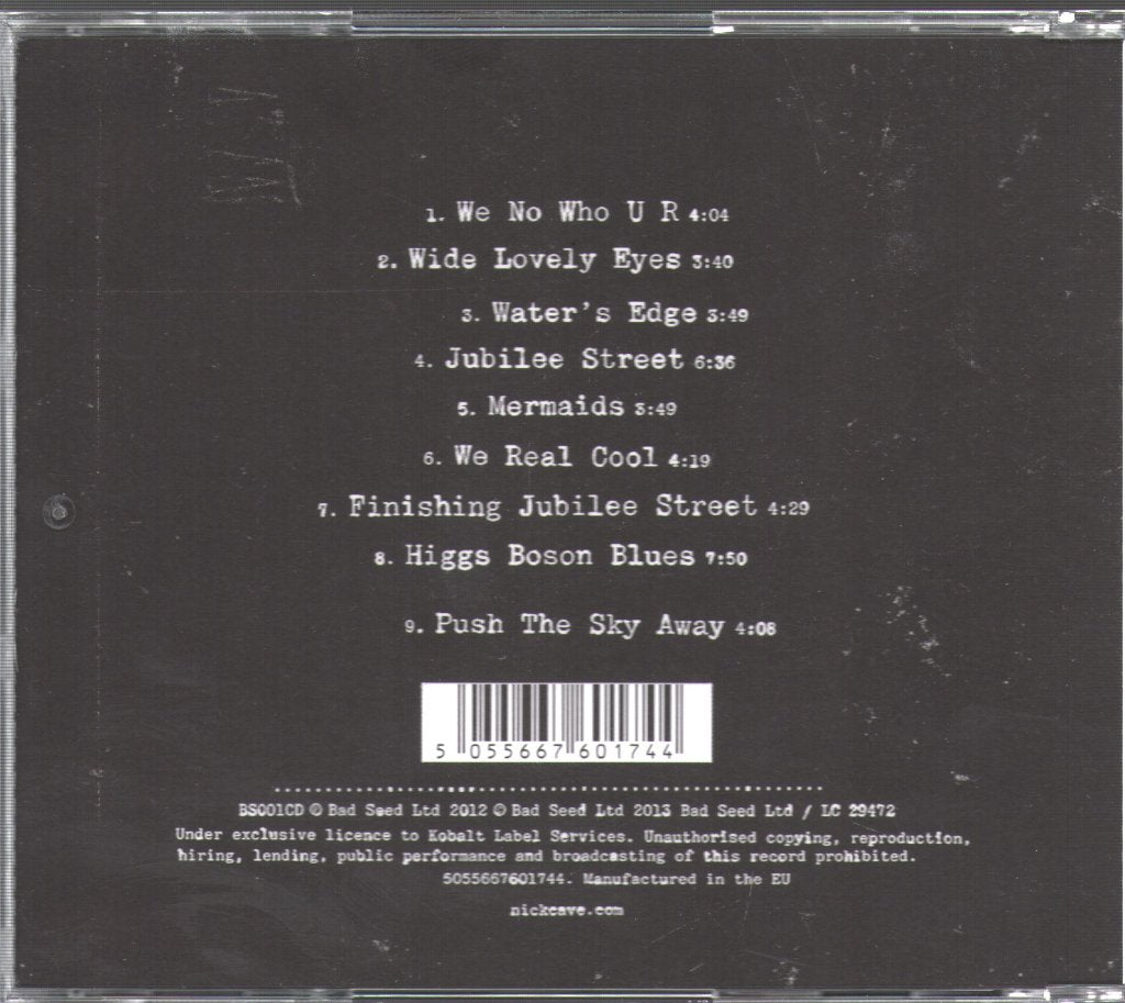 Nick Cave & The Bad Seeds - Push The Sky Away - Cd