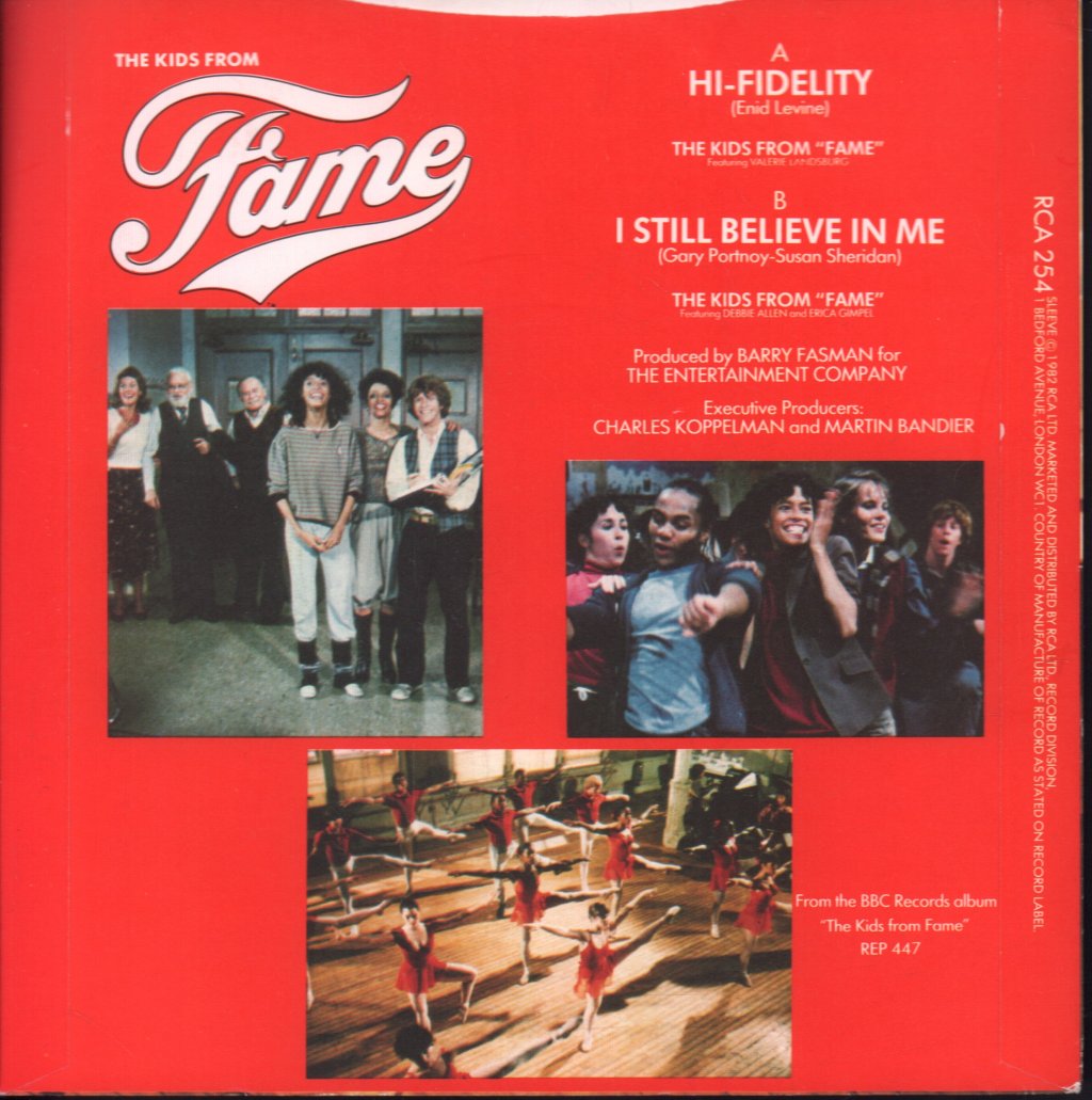 Kids From Fame - High Fidelity - 7 Inch