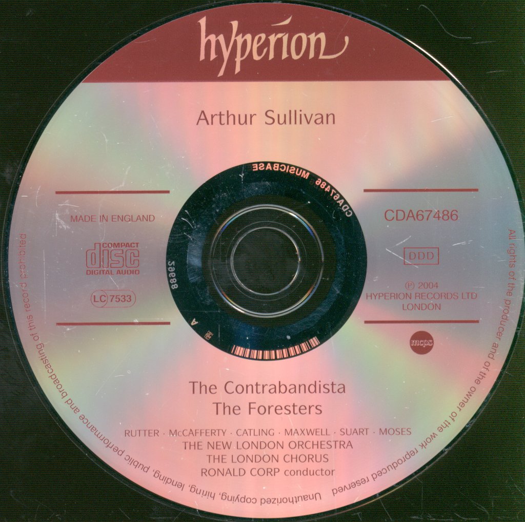 New London Orchestra / Ronald Corp - Sir Arthur Sullivan -  Contrabandista, The Foresters - Cd