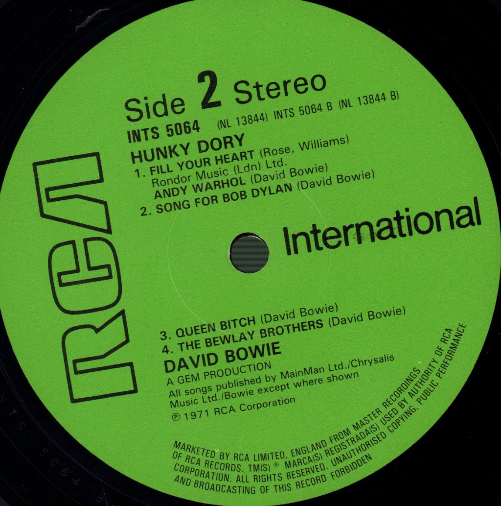 David Bowie - Hunky Dory - Lp