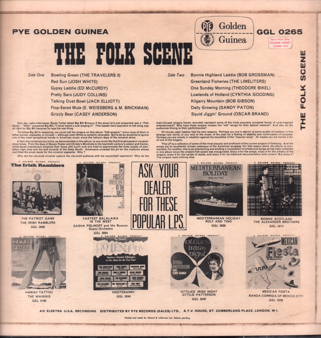 Various Artists - Folk Scene - Lp