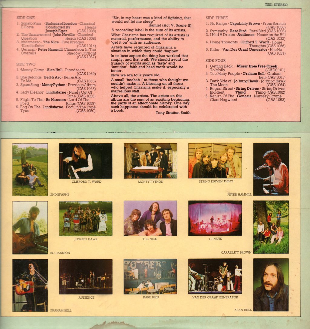 Various Artists - Charisma Disturbance - Double Lp