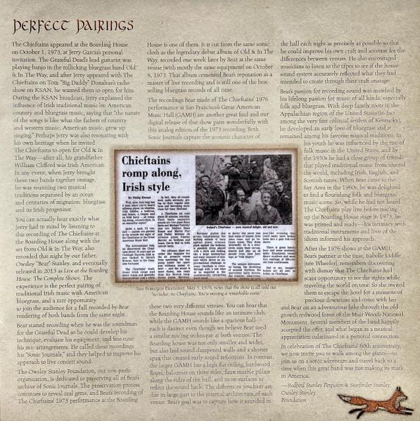 Chieftains - Foxhunt San Francisco 1973 - Lp