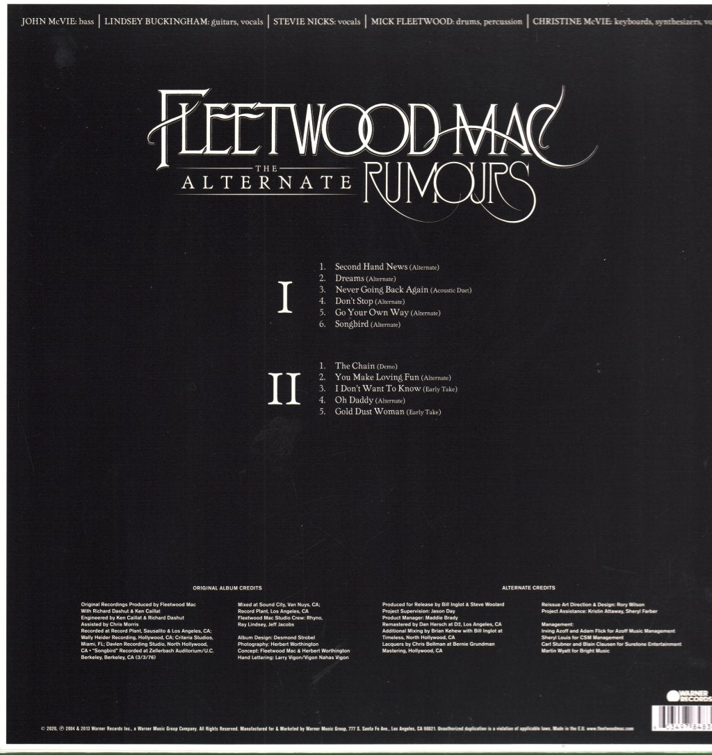 Fleetwood Mac - Alternate Rumours - Lp