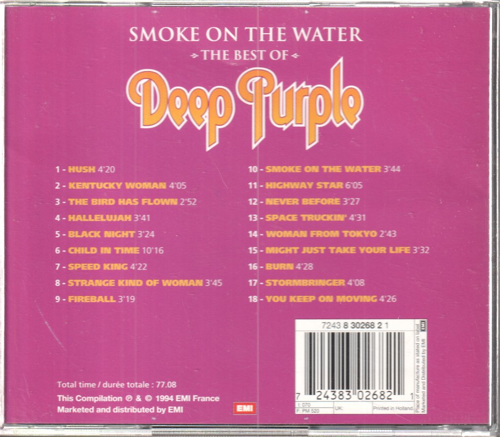 Deep Purple - Smoke On The Water - The Best Of - - Cd