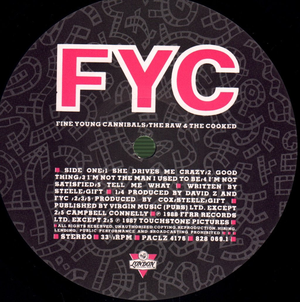 Fine Young Cannibals - Raw And The Cooked - Lp