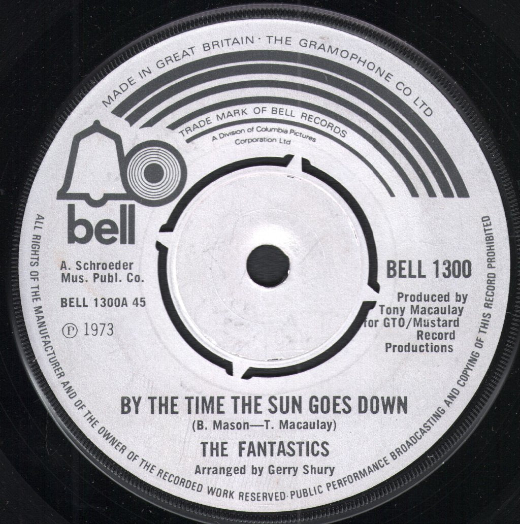 Fantastics - By The Time The Sun Goes Down - 7 Inch