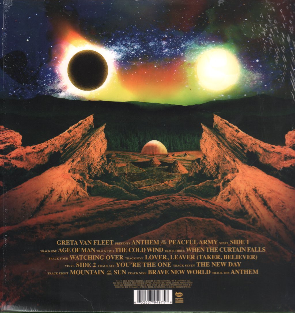 Greta Van Fleet - Anthem Of The Peaceful Army - Lp