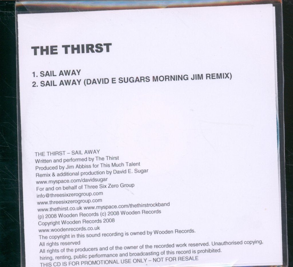 Thirst - Sail Away - Cdr
