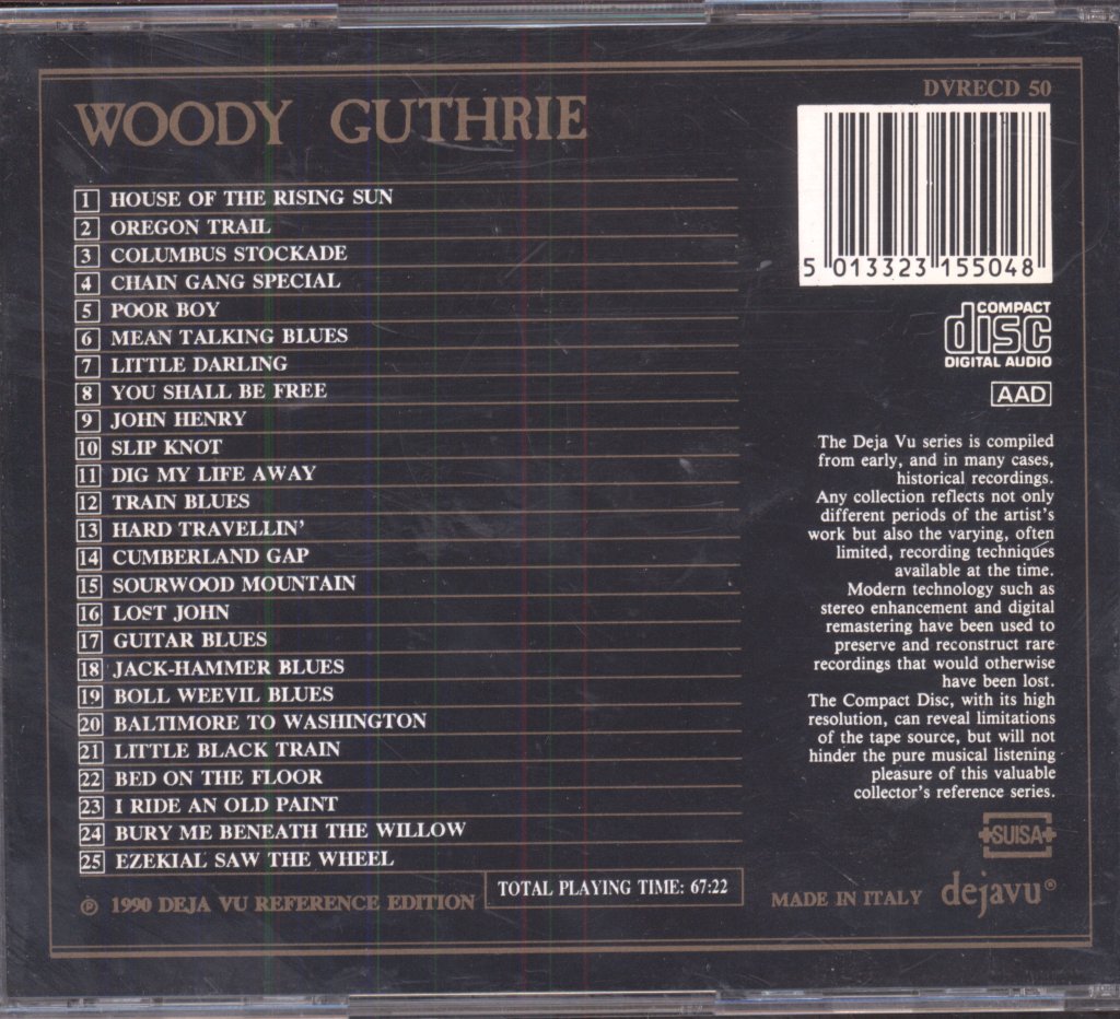 Woody Guthrie - Woody Guthrie Story - Cd