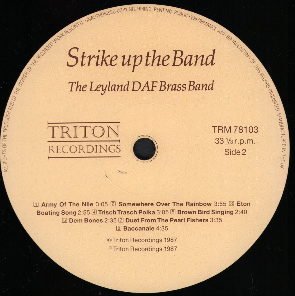 Leyland Daf Brass Band - Strike Up The Band - Lp