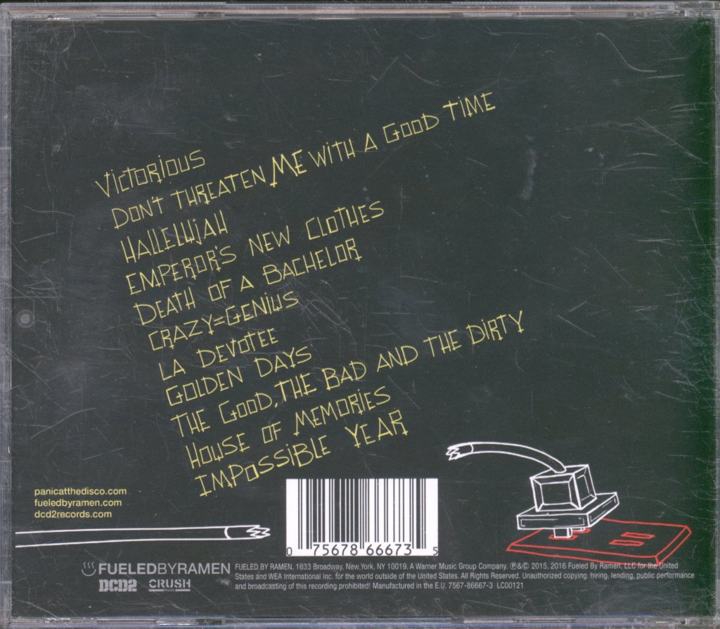 Panic! At The Disco - Death Of A Bachelor - Cd