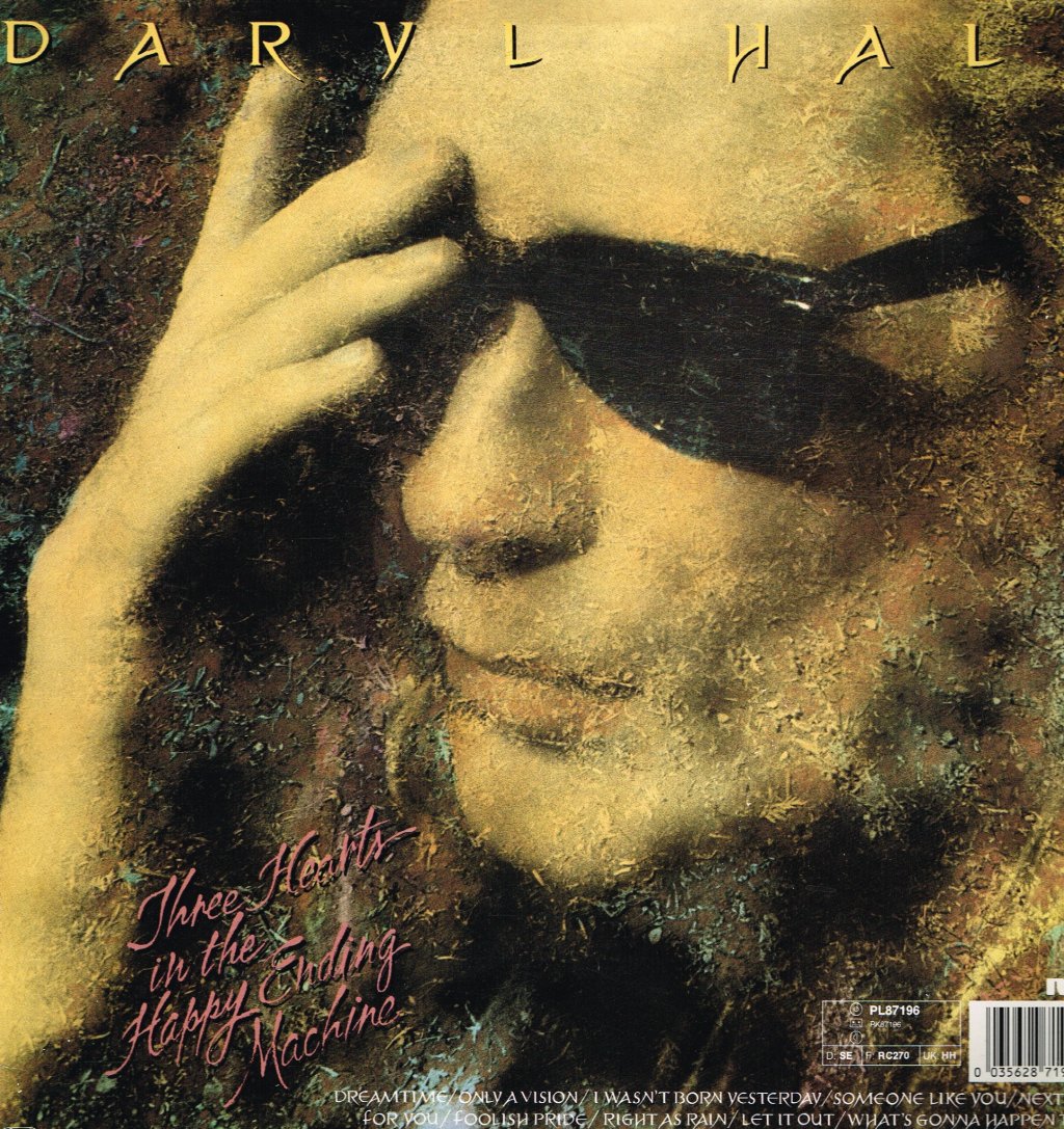 Daryl Hall - Three Hearts In The Happy Ending Machine - Lp