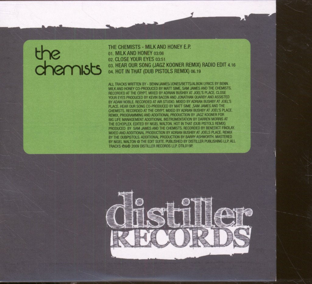 Chemists - Milk And Honey E.P. - Cd