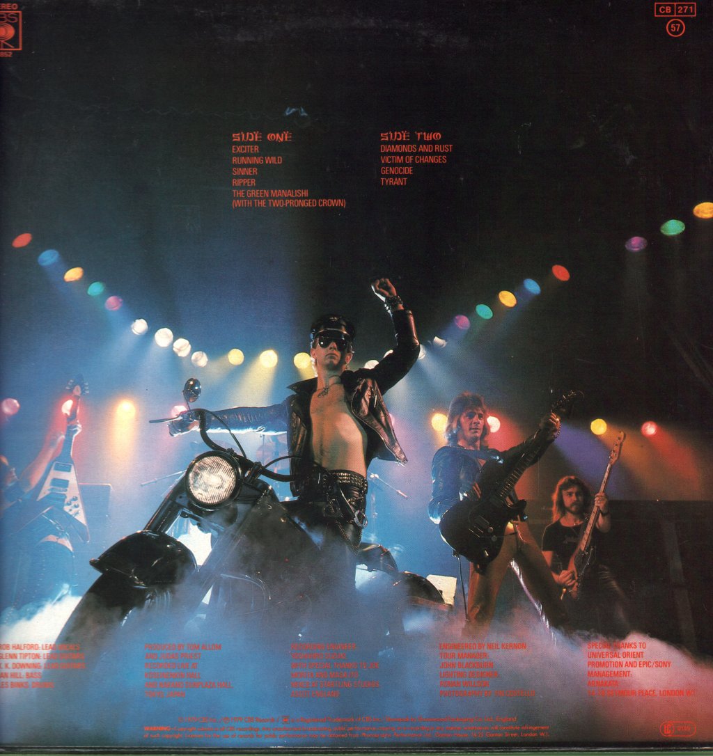 Judas Priest - Unleashed In The East - Lp