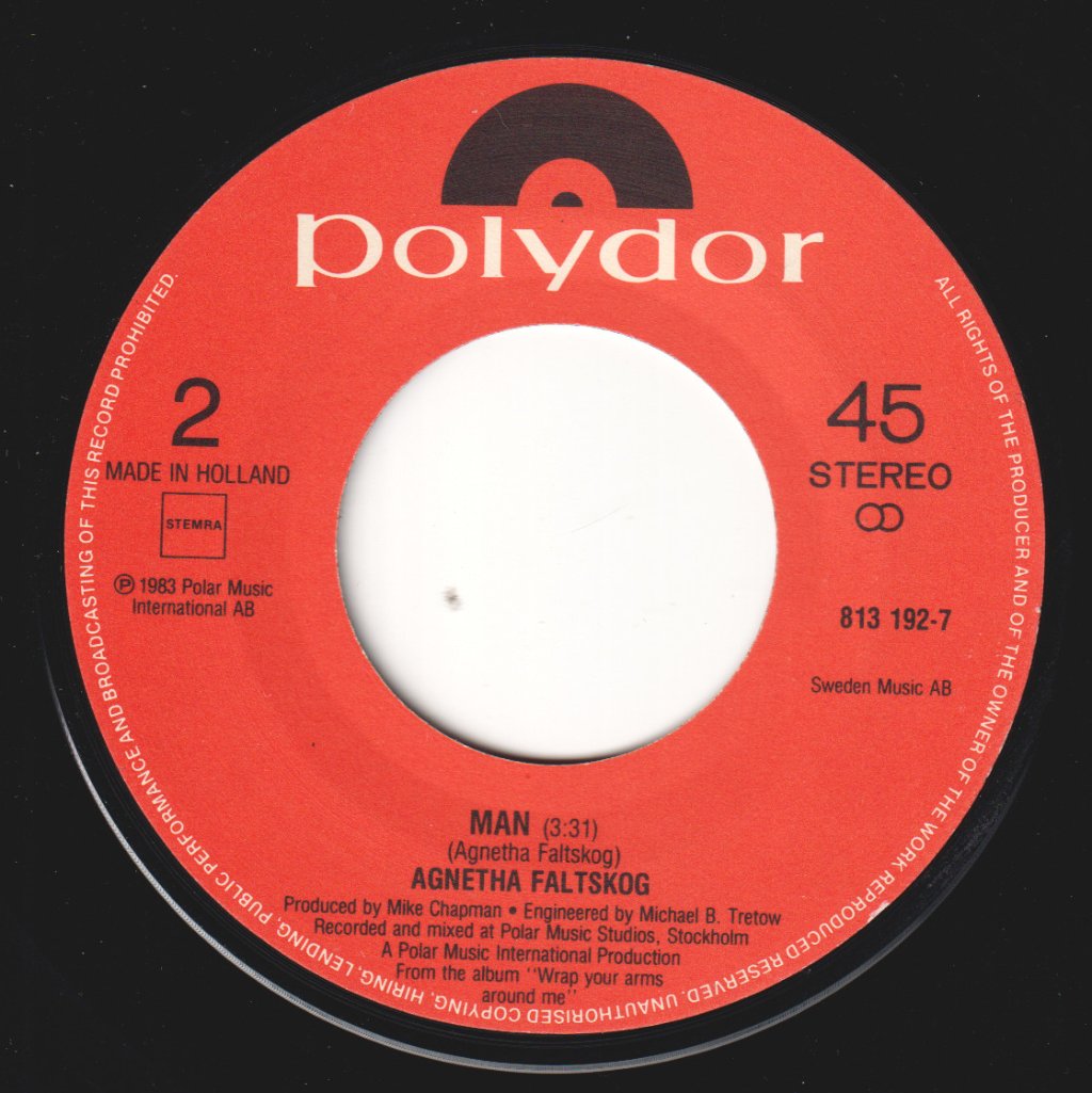 Agnetha Fältskog - Heat Is On - 7 Inch