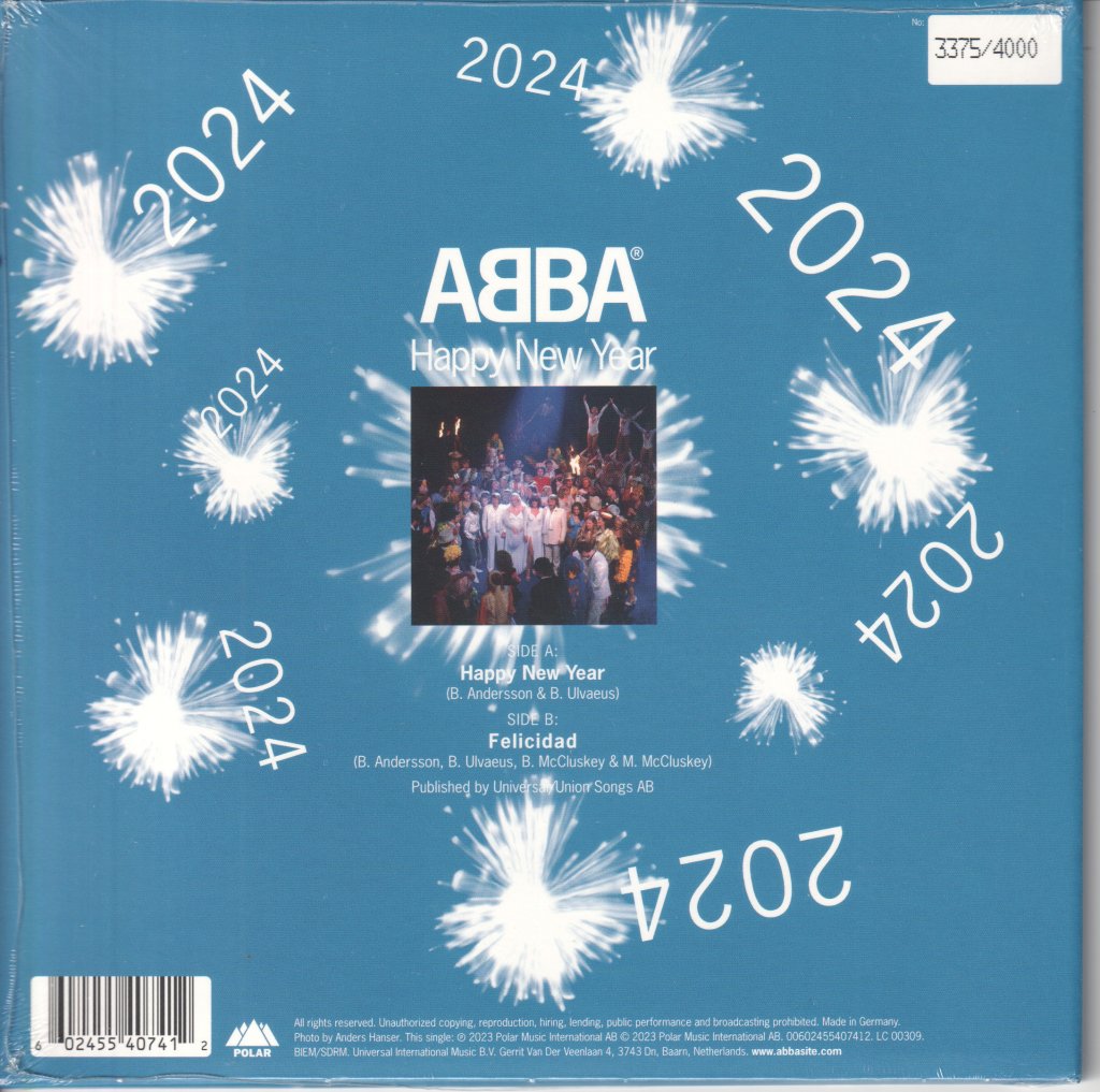 ABBA - Happy New Year - 7 Inch