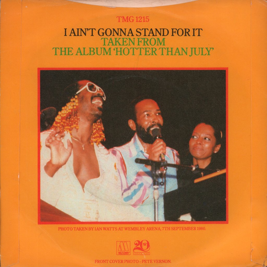 Stevie Wonder - I Ain't Gonna Stand For It - 7 Inch