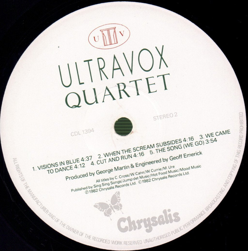 Ultravox - Quartet - Lp