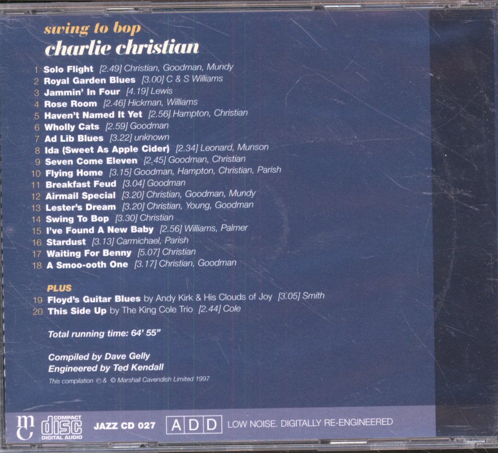 Charlie Christian - Swing To Bop - Cd