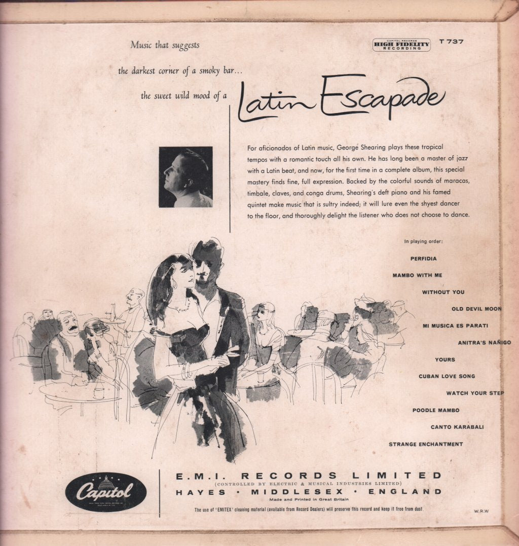 George Shearing Quintet - Latin Escapade - Lp