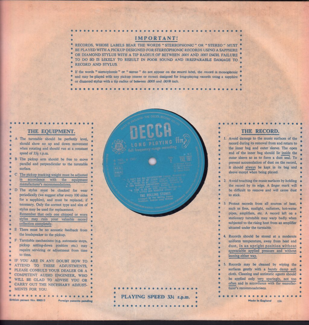 Rolling Stones - Big Hits - Lp