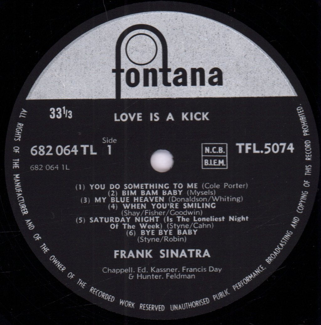 Frank Sinatra - Love Is A Kick - Lp