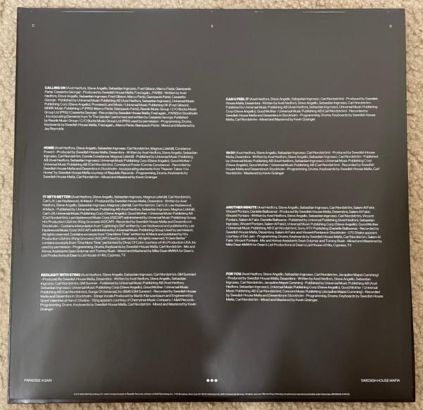 Swedish House Mafia - Paradise Again - Double Lp