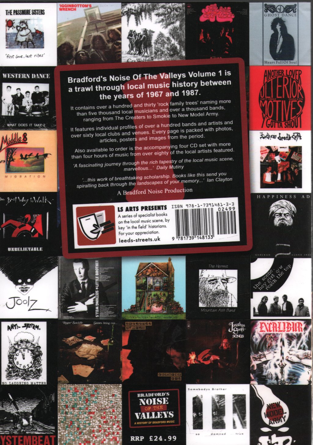 Bradford's Noise Of The Valleys Volume 1 - A History Of Bradford Music 1967-1987 - Book