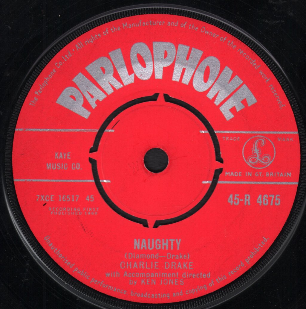 Charlie Drake - Naughty - 7 Inch