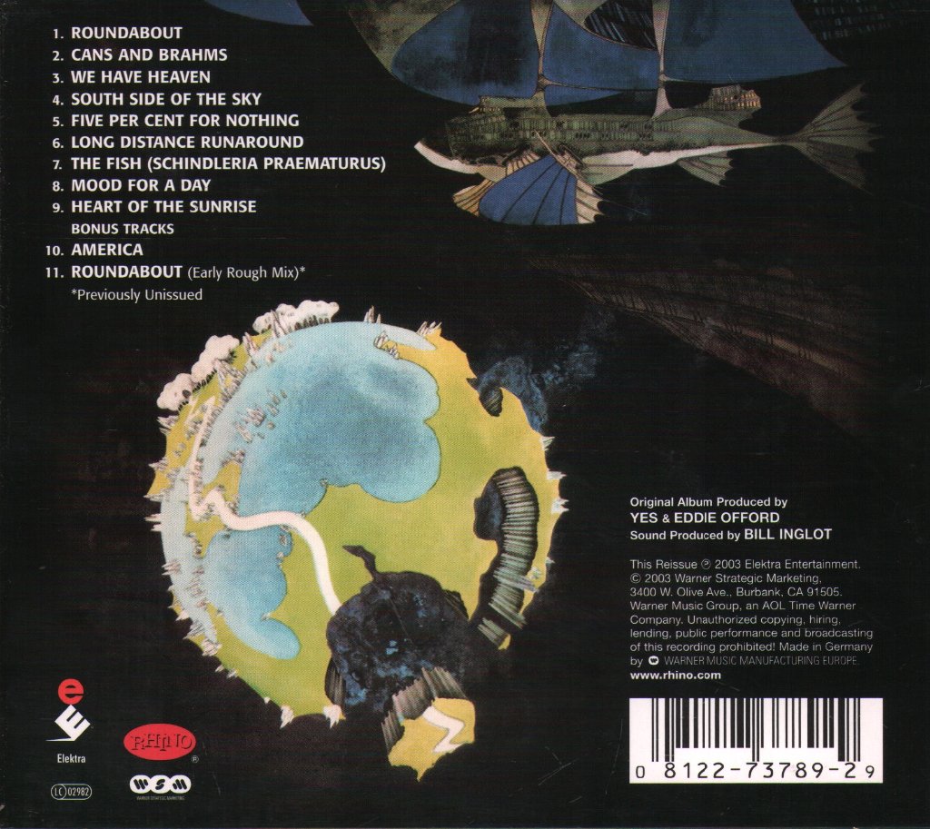 Yes - Fragile - Cd