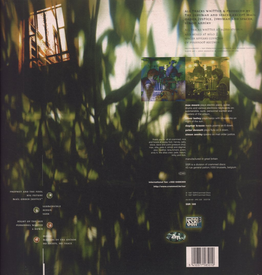 Juryman V Spacer - Mail Order Justice - Double Lp
