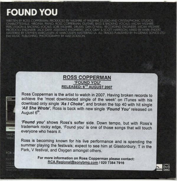Ross Copperman - Found You - Cd