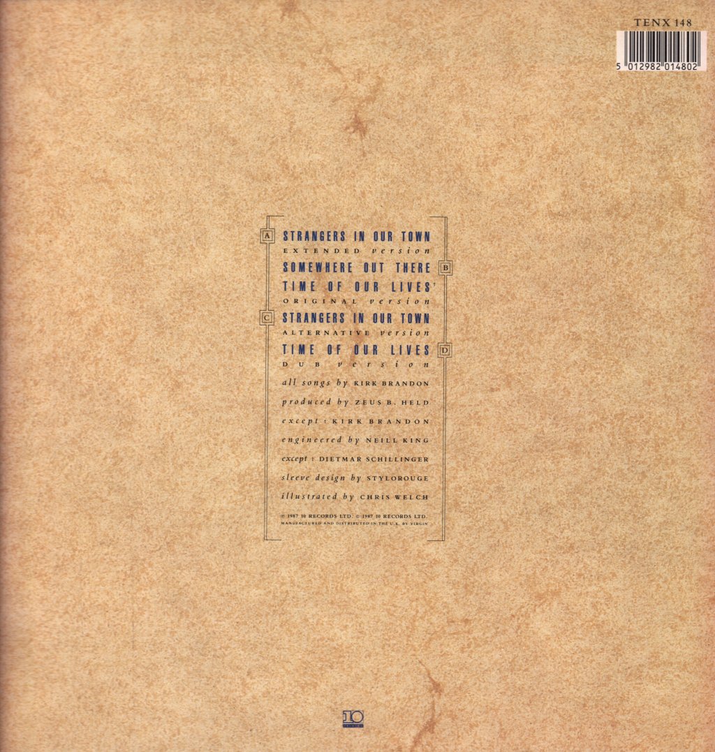 Spear Of Destiny - Strangers In Our Town - Double 12 Inch