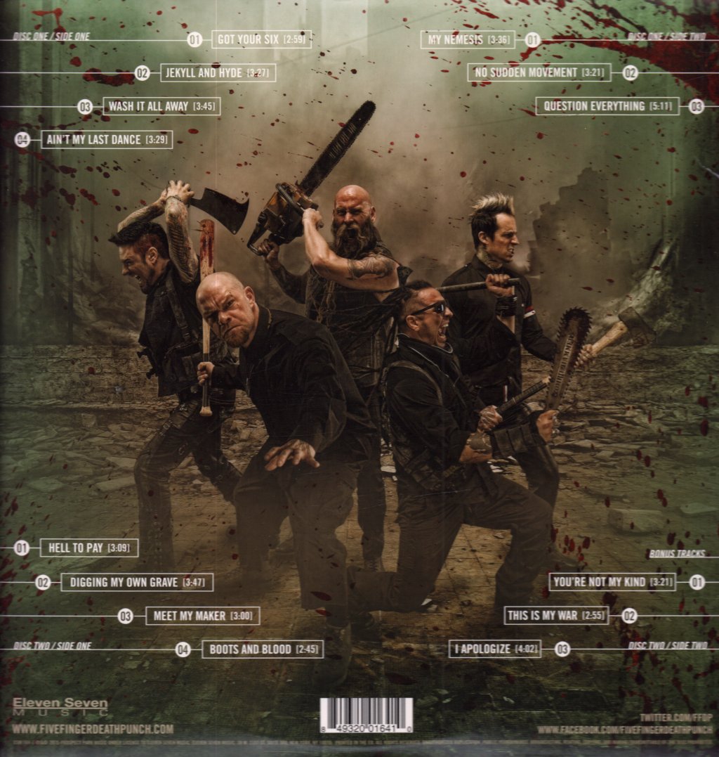 Five Finger Death Punch - Got Your Six - Double Lp
