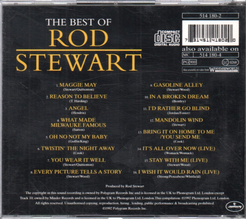 Rod Stewart - Best Of - Cd