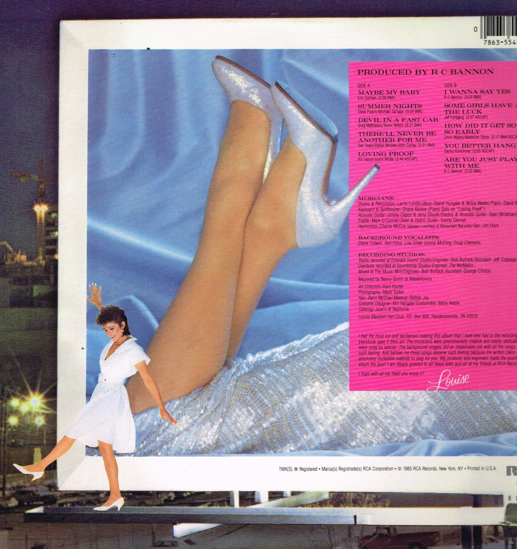 Louise Mandrell - Maybe My Baby - Lp