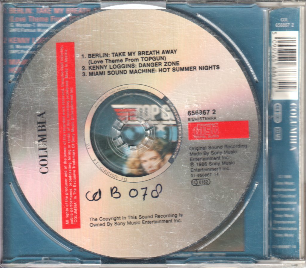 Berlin - Take My Breath Away - Cd